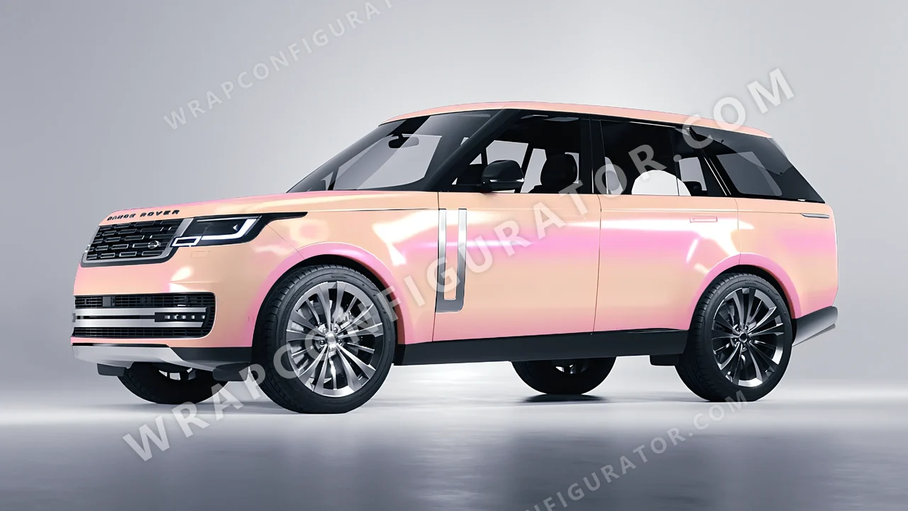 Pink Land Rover Range Rover 2024 wrapped in Colourshield PPF by HyperPro Pink CGM03-P