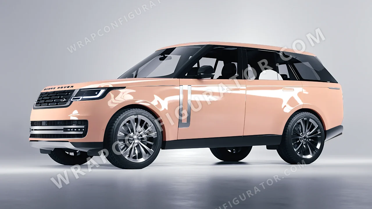 Pink Land Rover Range Rover 2024 wrapped in Colourshield PPF by HyperPro Soft Pink HGF74-P