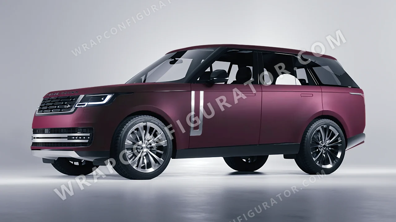 Pink Land Rover Range Rover 2024 wrapped in KPMF Frozen Mystic Pink Matt K75575