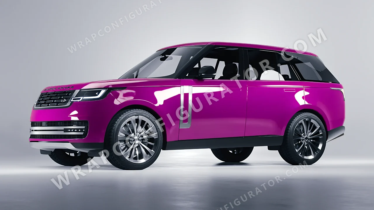 Pink Land Rover Range Rover 2024 wrapped in ORACAL Telemagenta 970RA-077G