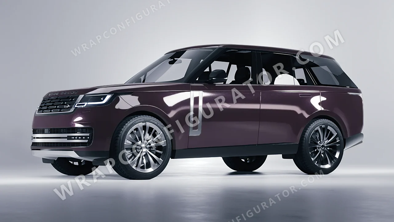 Purple Land Rover Range Rover 2024 wrapped in Colourshield PPF by HyperPro Faded Purple GAF57-P