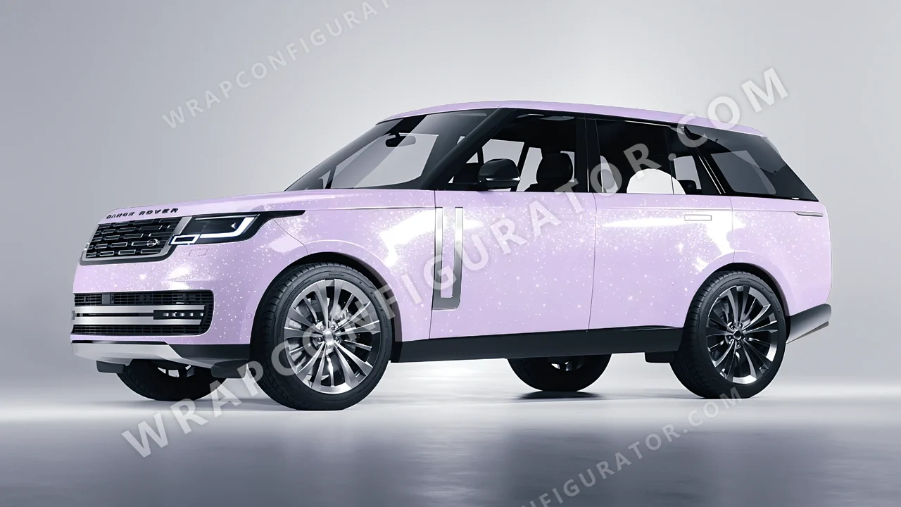 Purple Land Rover Range Rover 2024 wrapped in Colourshield PPF by HyperPro Light Purple GPF09-P