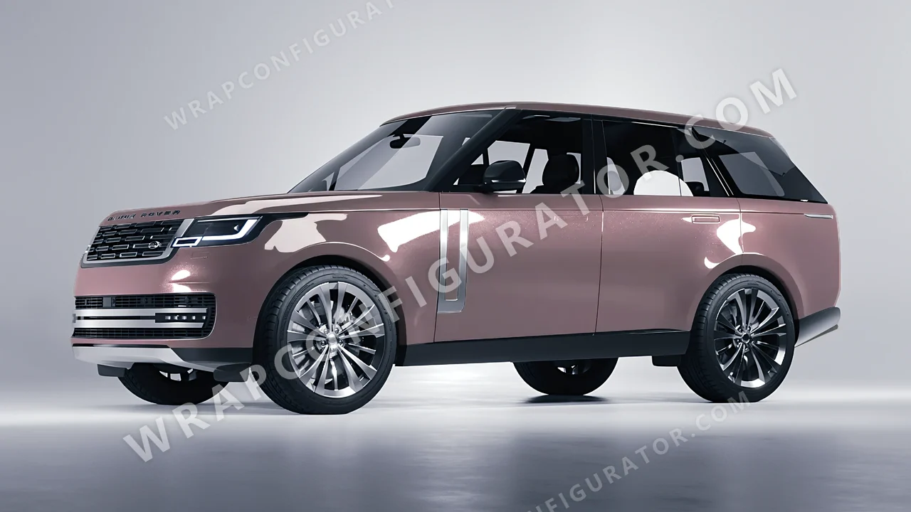Purple Land Rover Range Rover 2024 wrapped in Colourshield PPF by HyperPro Mauve Purple GAF58-P