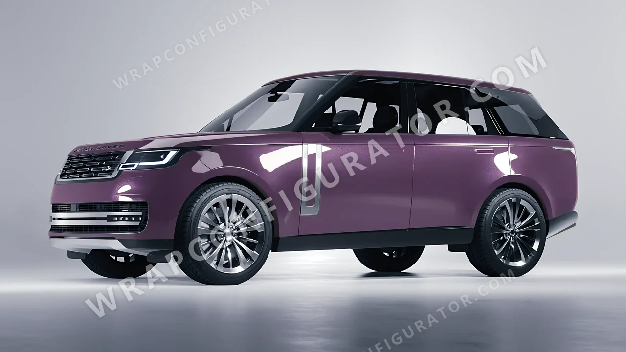 Purple Land Rover Range Rover 2024 wrapped in Colourshield PPF by HyperPro Smoke Purple GAF22-P