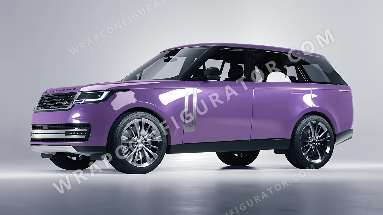 Purple Land Rover Range Rover 2024 wrapped in Colourshield PPF by HyperPro Wisteria Purple GAF50-P
