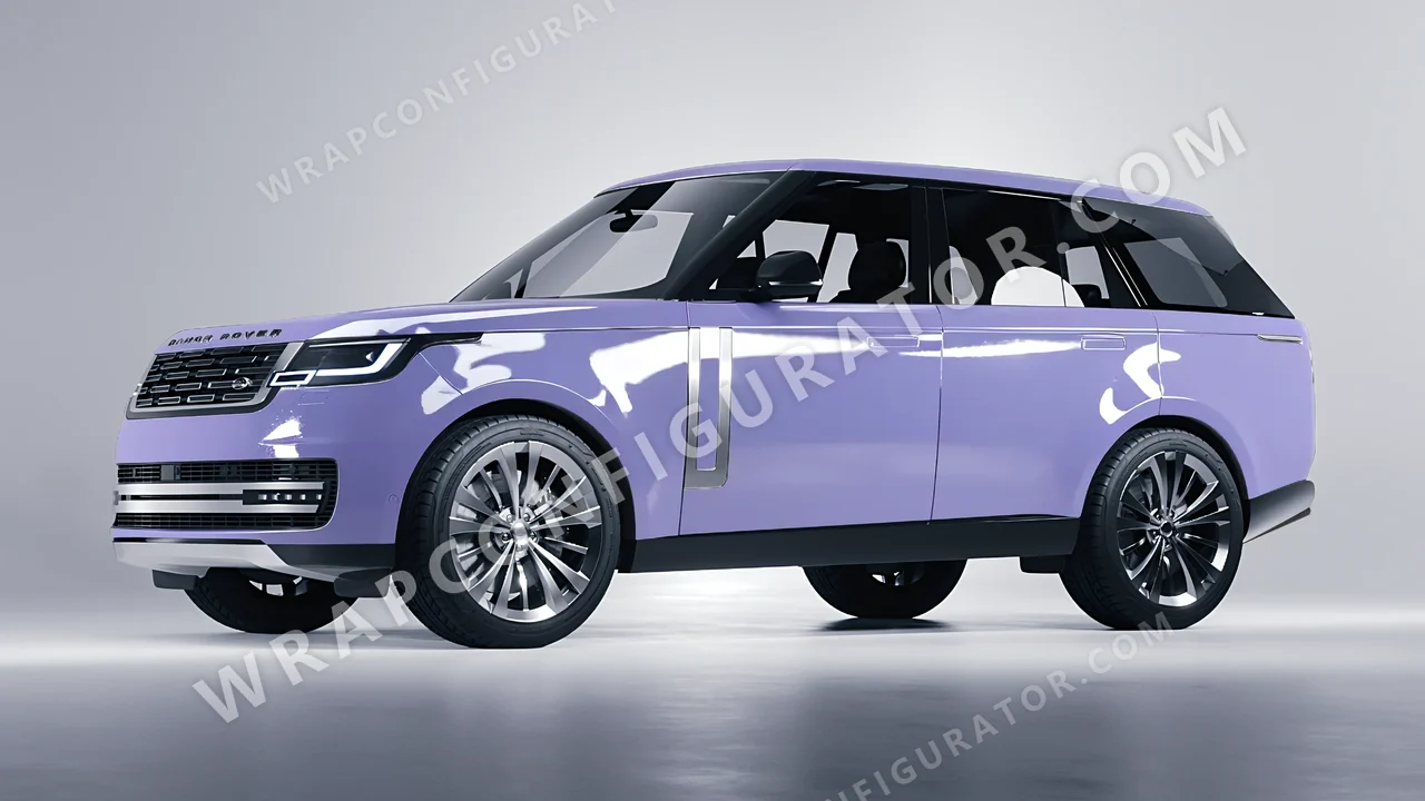 Purple Land Rover Range Rover 2024 wrapped in Inozetek Dynamic PPF Grey Violet DPPF938