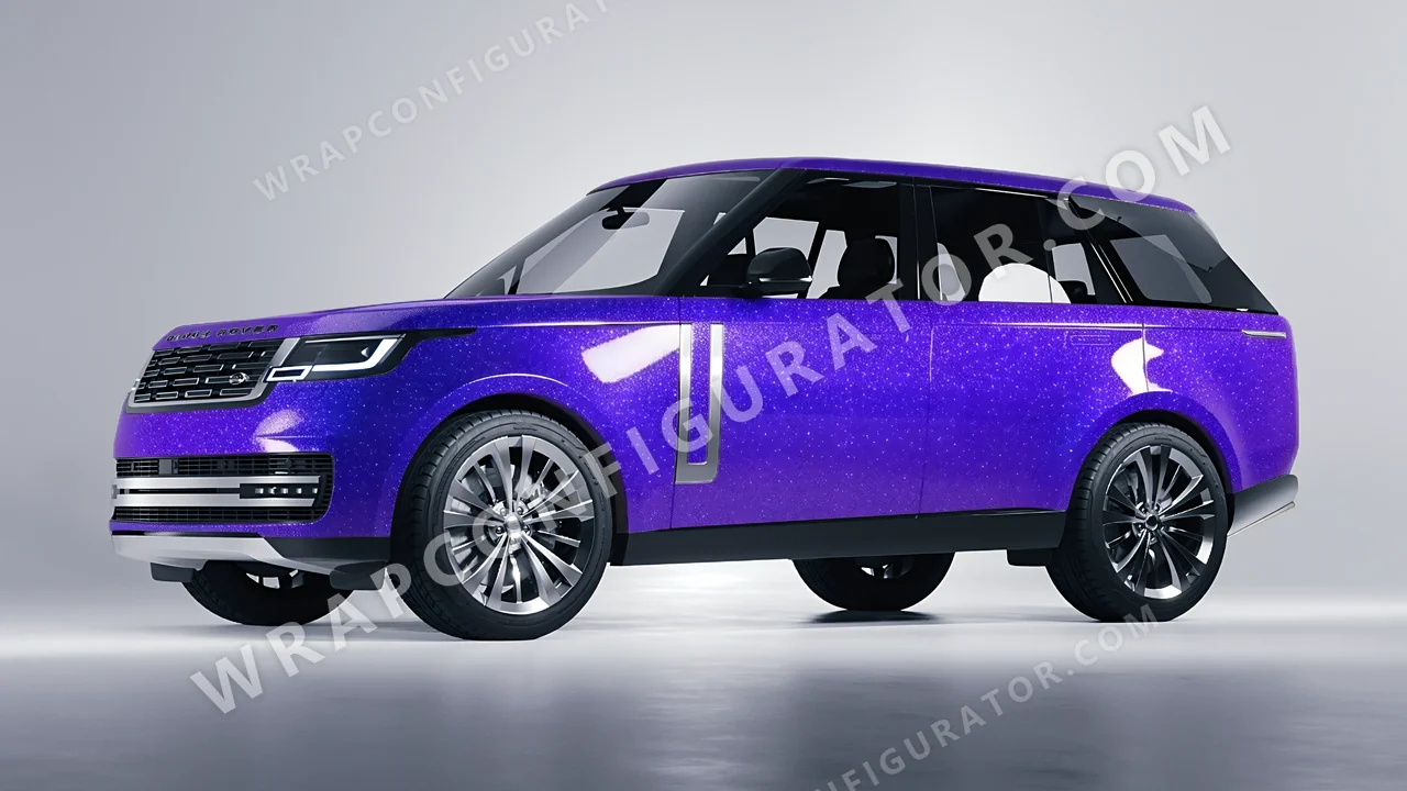 Purple Land Rover Range Rover 2024 wrapped in ORACAL Enchanted Violet 970RA-185G