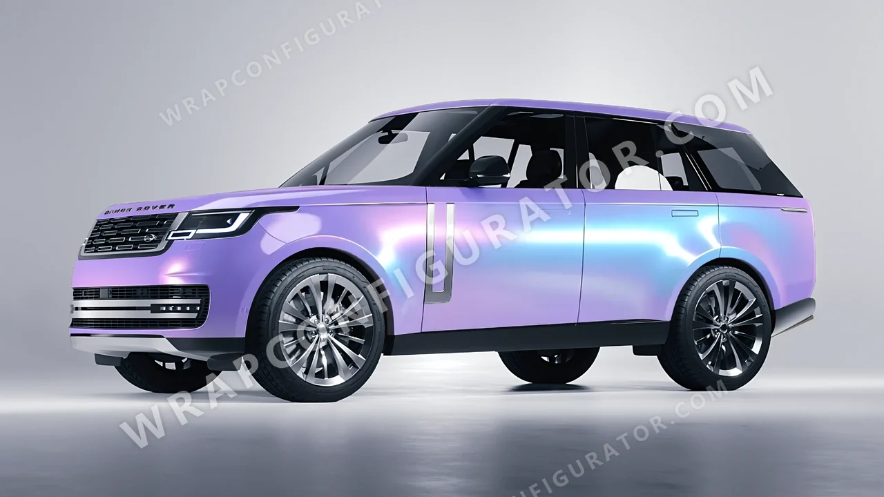 Purple Land Rover Range Rover 2024 wrapped in ORACAL Gloss Amethyst 970RA-316G
