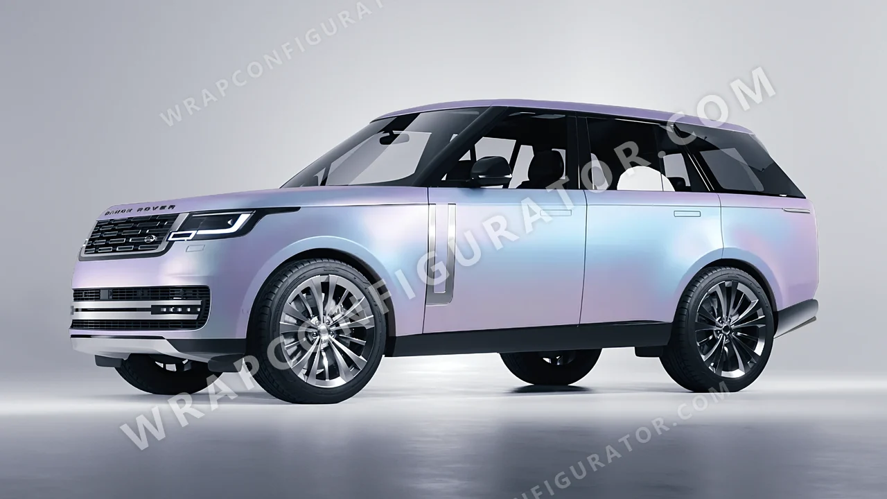 Purple Land Rover Range Rover 2024 wrapped in ORACAL Matt Amethyst 970RA-316M