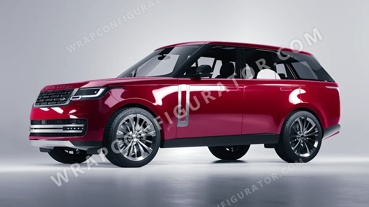 Red Land Rover Range Rover 2024 wrapped in Colourshield PPF by HyperPro Strawberry Red HGF48-P