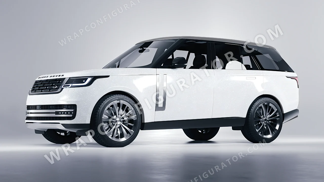 White Land Rover Range Rover 2024 wrapped in Avery Dennison White SW900-161-D