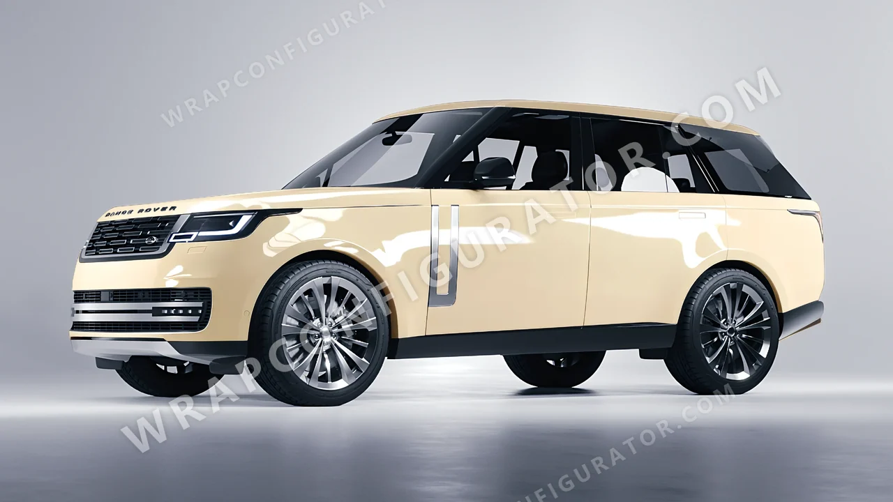 White Land Rover Range Rover 2024 wrapped in Colourshield PPF by HyperPro Cream White HGF52-P