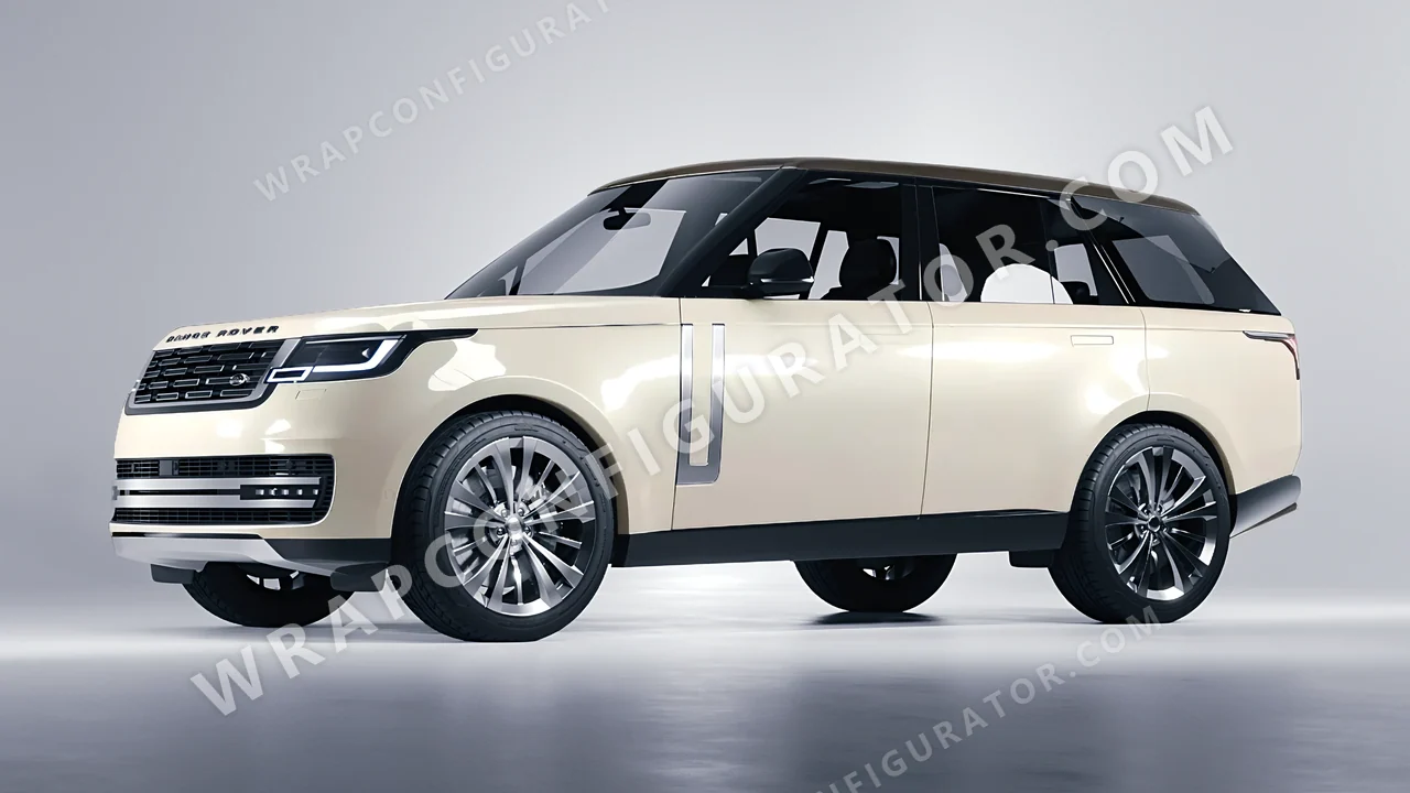 White Land Rover Range Rover 2024 wrapped in Colourshield PPF by HyperPro White GAF42-P