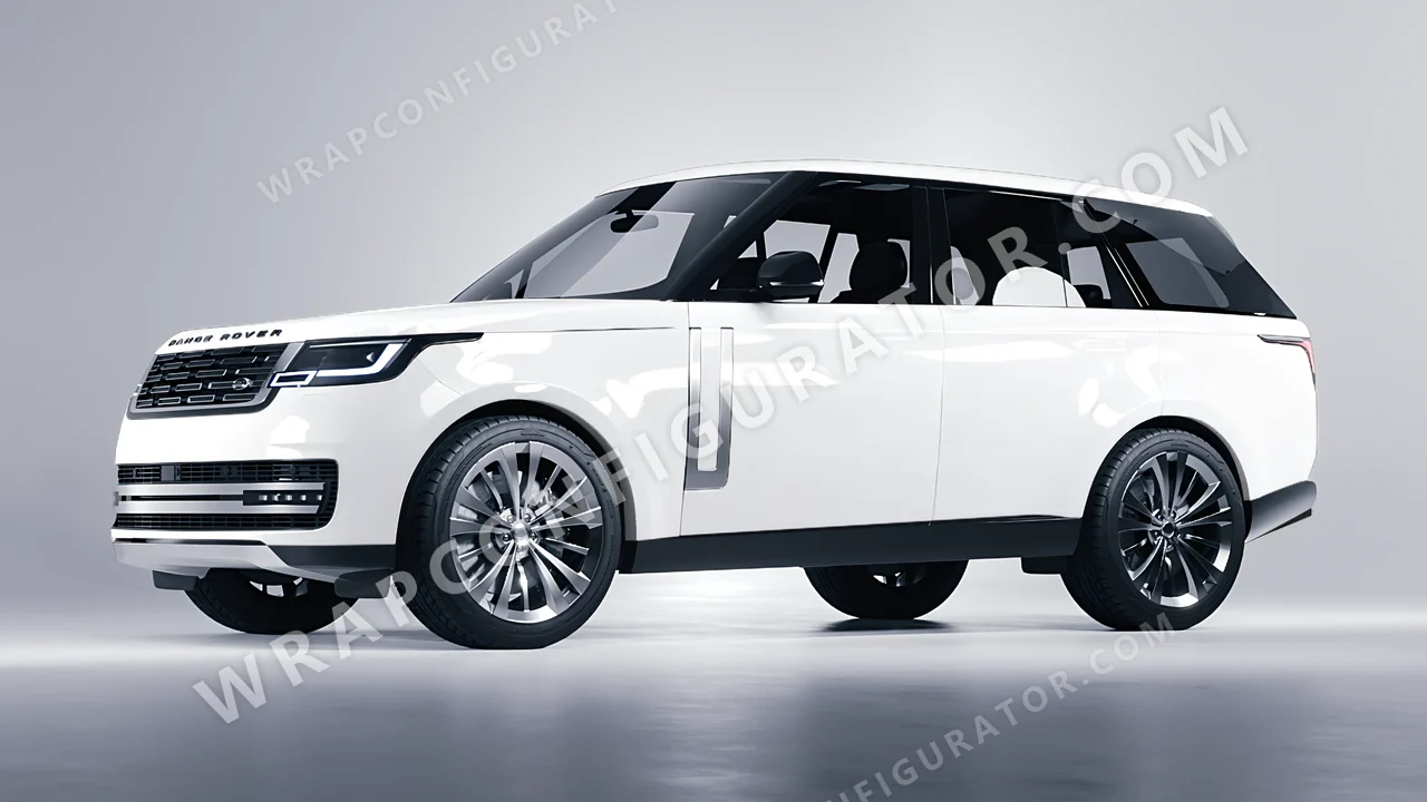 White Land Rover Range Rover 2024 wrapped in Colourshield PPF by HyperPro White HGF02-P