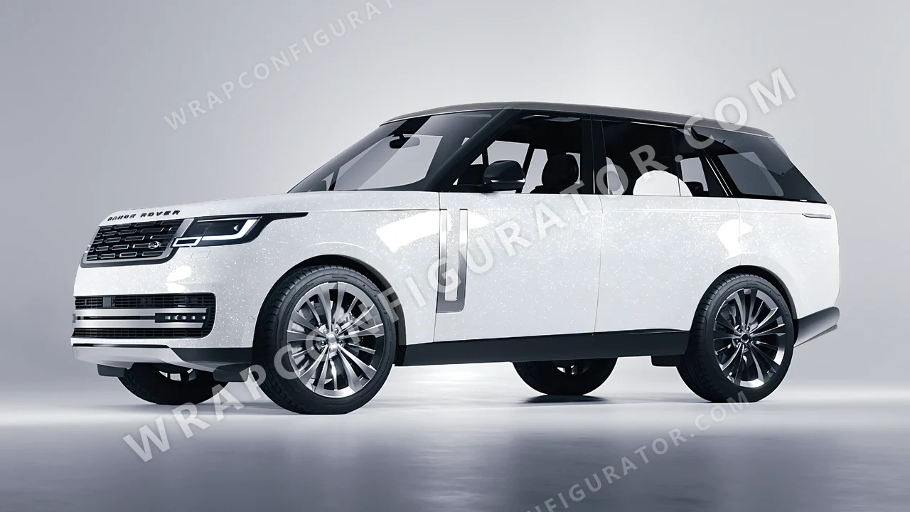 White Land Rover Range Rover 2024 wrapped in Colourshield PPF by HyperPro White MDF02-P