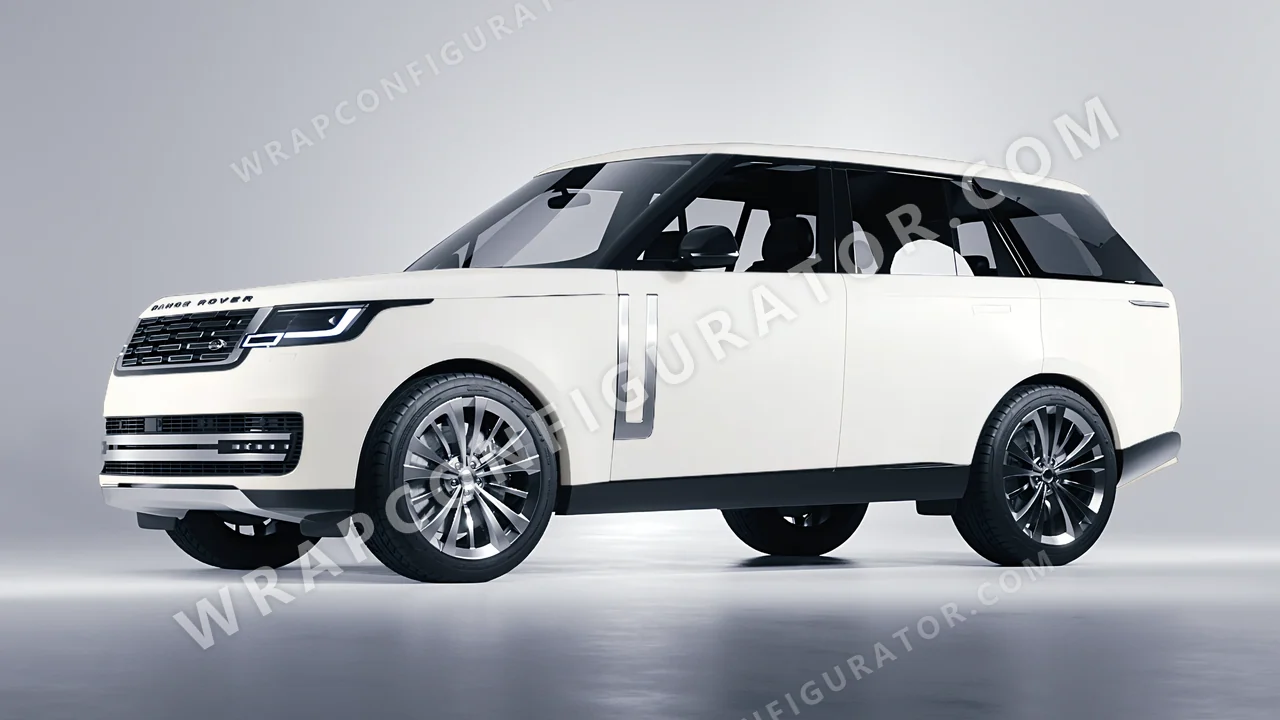 White Land Rover Range Rover 2024 wrapped in Colourshield PPF by HyperPro White SMF03-P