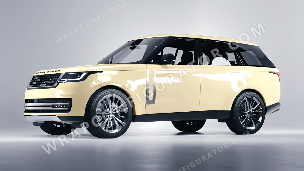 White Land Rover Range Rover 2024 wrapped in Inozetek Dynamic PPF The Boring White TBC101