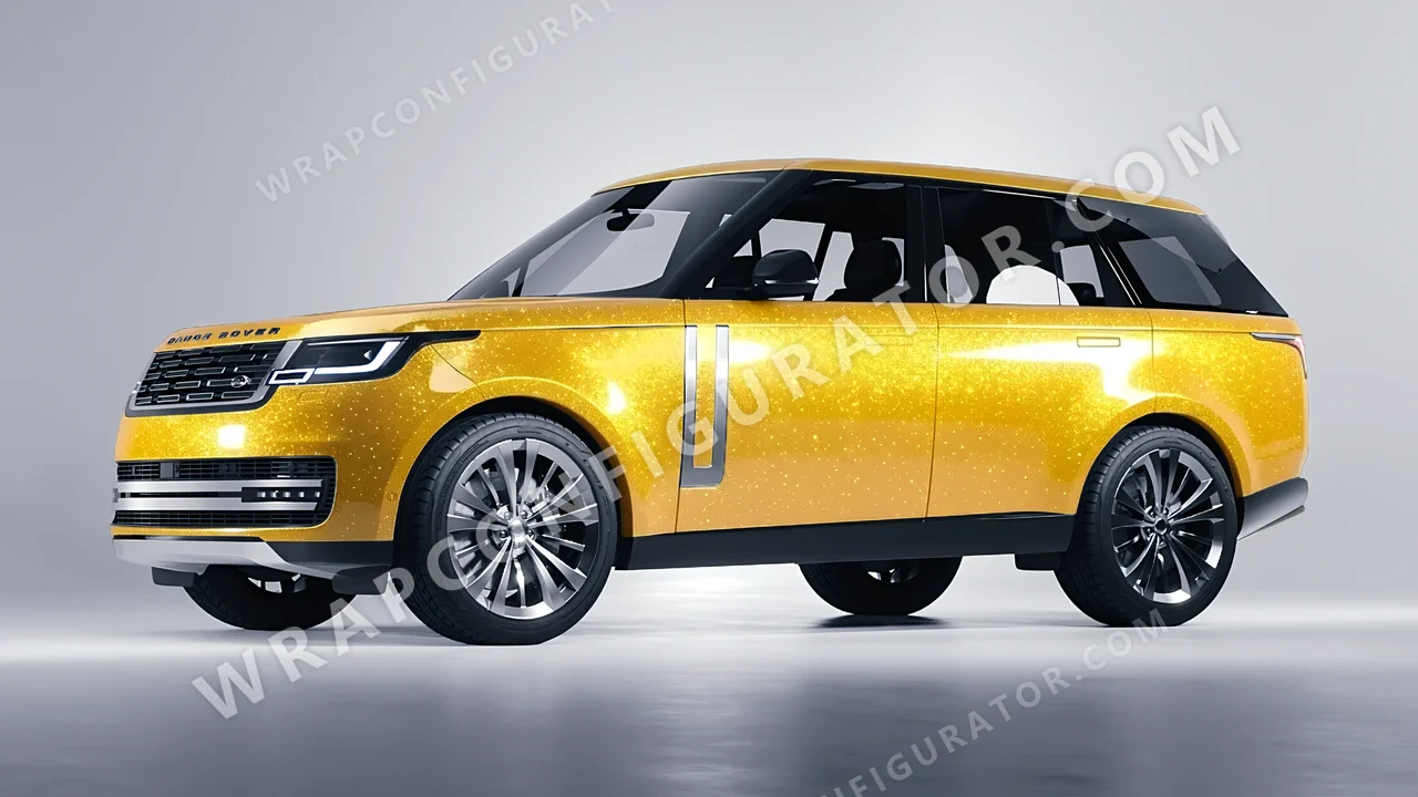 Yellow Land Rover Range Rover 2024 wrapped in Inozetek Dynamic PPF Yellow DPPF714