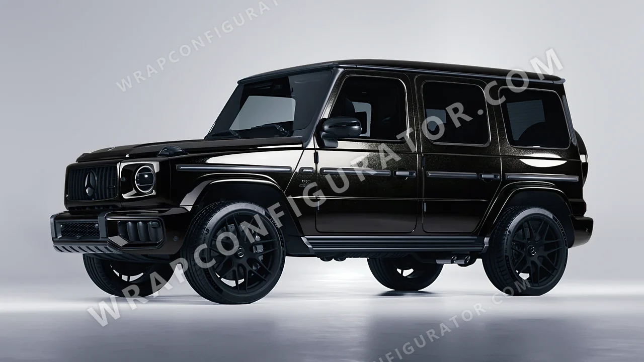 Black Mercedes-Benz G Class AMG 2025 wrapped in Colourshield PPF by HyperPro Black HGM23-P