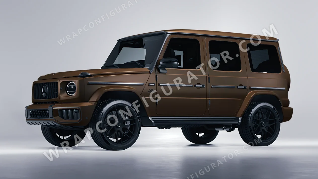 Black Mercedes-Benz G Class AMG 2025 wrapped in Colourshield PPF by HyperPro Shadow Black SMF36-P
