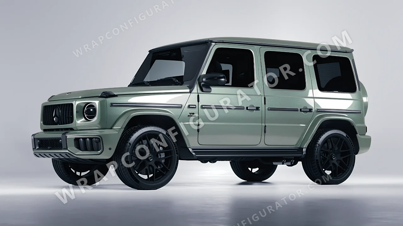 Blue Mercedes-Benz G Class AMG 2025 wrapped in Colourshield PPF by HyperPro Shadow Blue GAF15-P