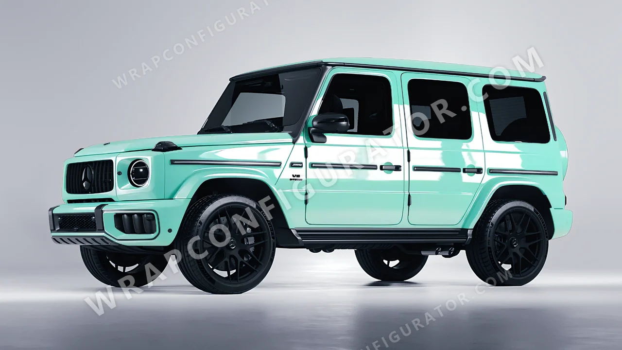 Blue Mercedes-Benz G Class AMG 2025 wrapped in Colourshield PPF by HyperPro Tiffany HGF12-P