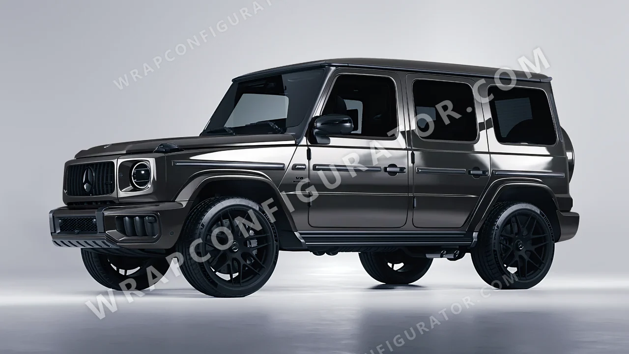Grey Mercedes-Benz G Class AMG 2025 wrapped in 3M Meteor Gray HG81