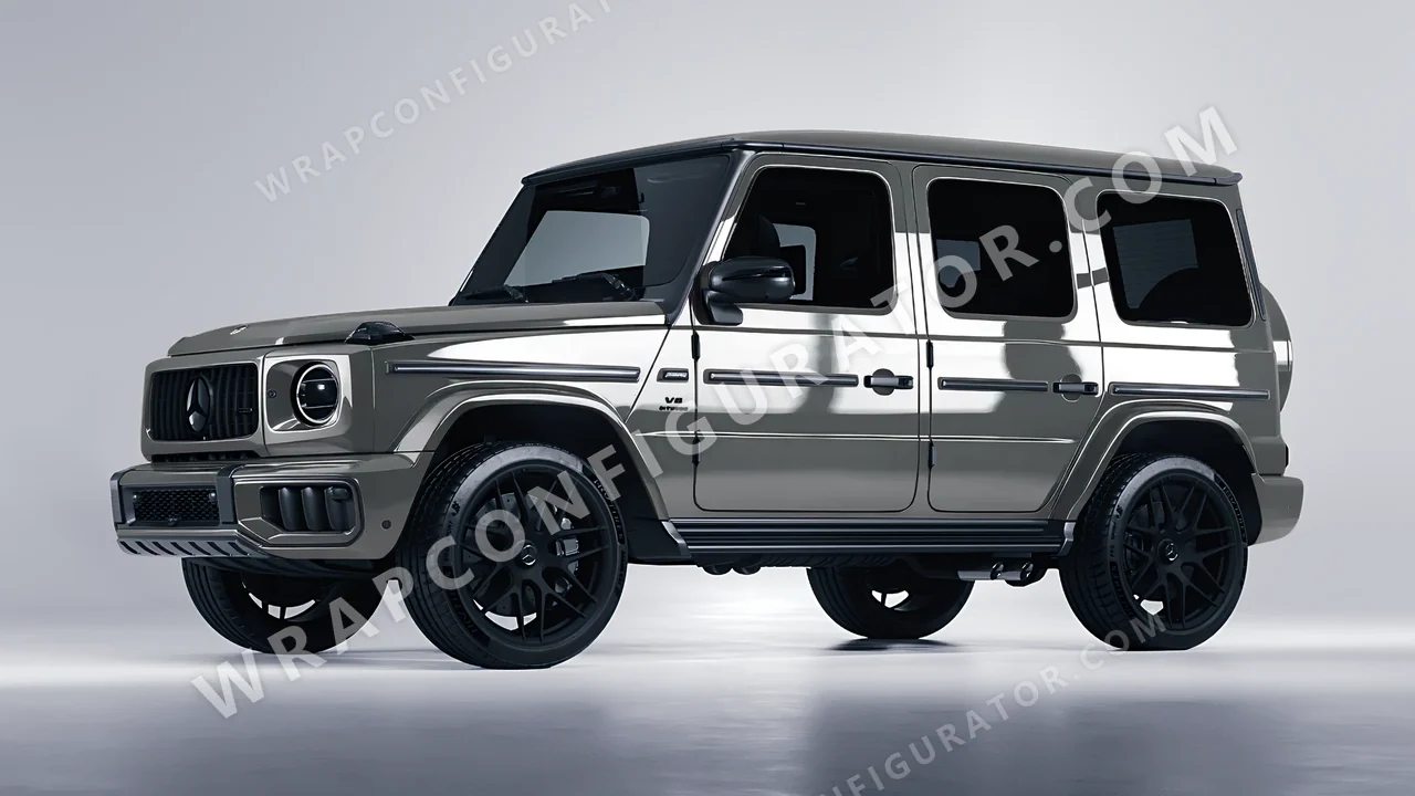 Grey Mercedes-Benz G Class AMG 2025 wrapped in 3M Nardo Gray HG61