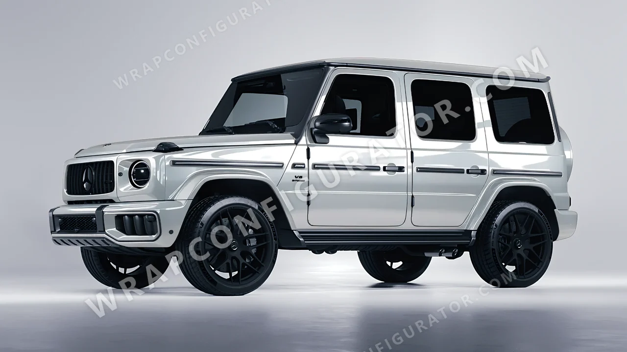 Grey Mercedes-Benz G Class AMG 2025 wrapped in 3M Storm Gray HG31