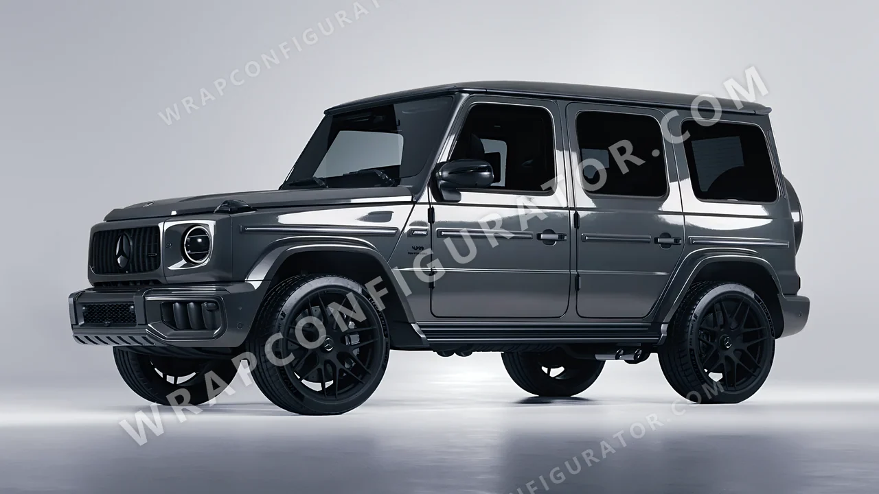 Grey Mercedes-Benz G Class AMG 2025 wrapped in Avery Dennison Dark Grey SW900-865-O