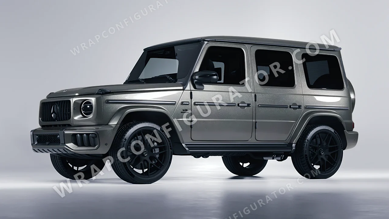 Grey Mercedes-Benz G Class AMG 2025 wrapped in Avery Dennison Grey SW900-807-M