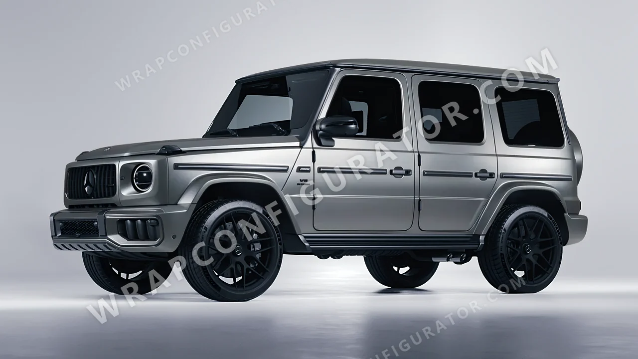 Grey Mercedes-Benz G Class AMG 2025 wrapped in Avery Dennison Grey SW900-833-O