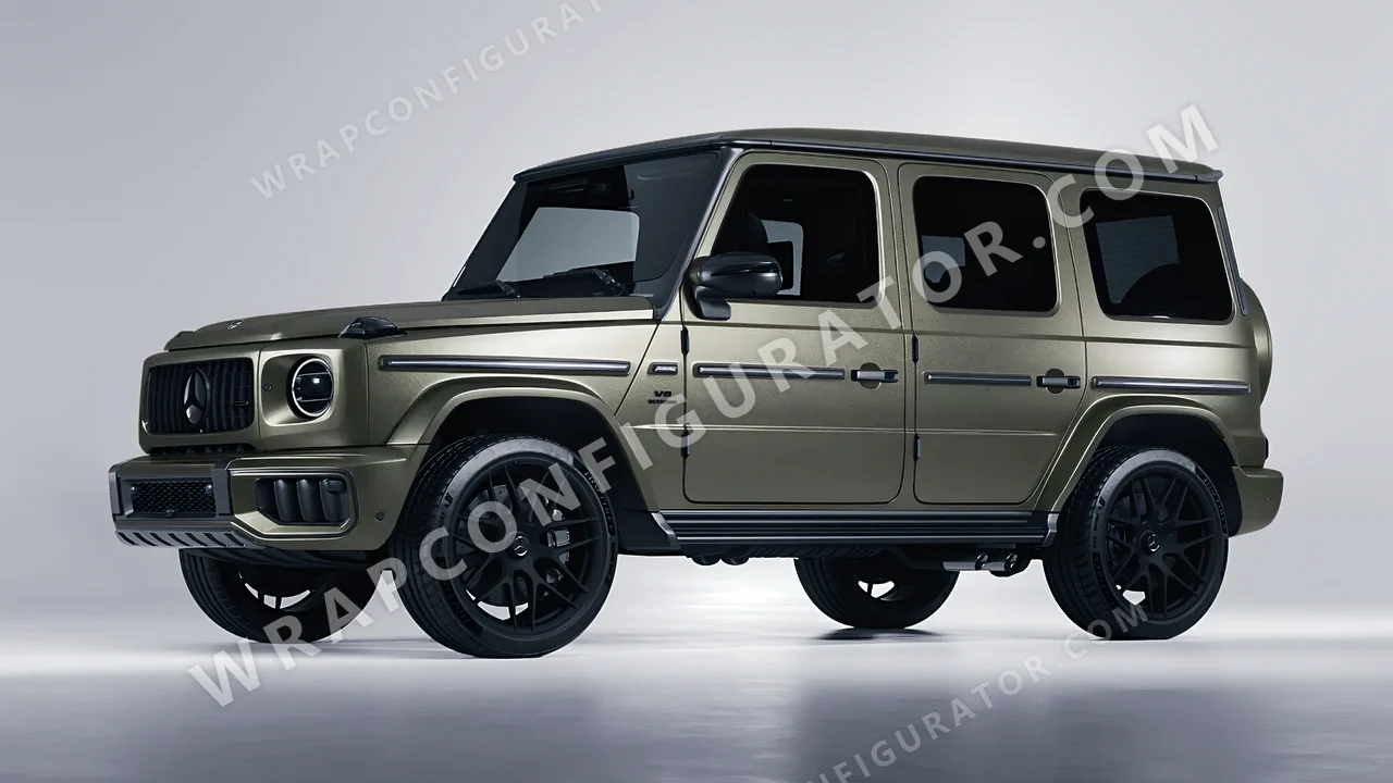 Grey Mercedes-Benz G Class AMG 2025 wrapped in Avery Dennison Gunmetal SW900-840-M