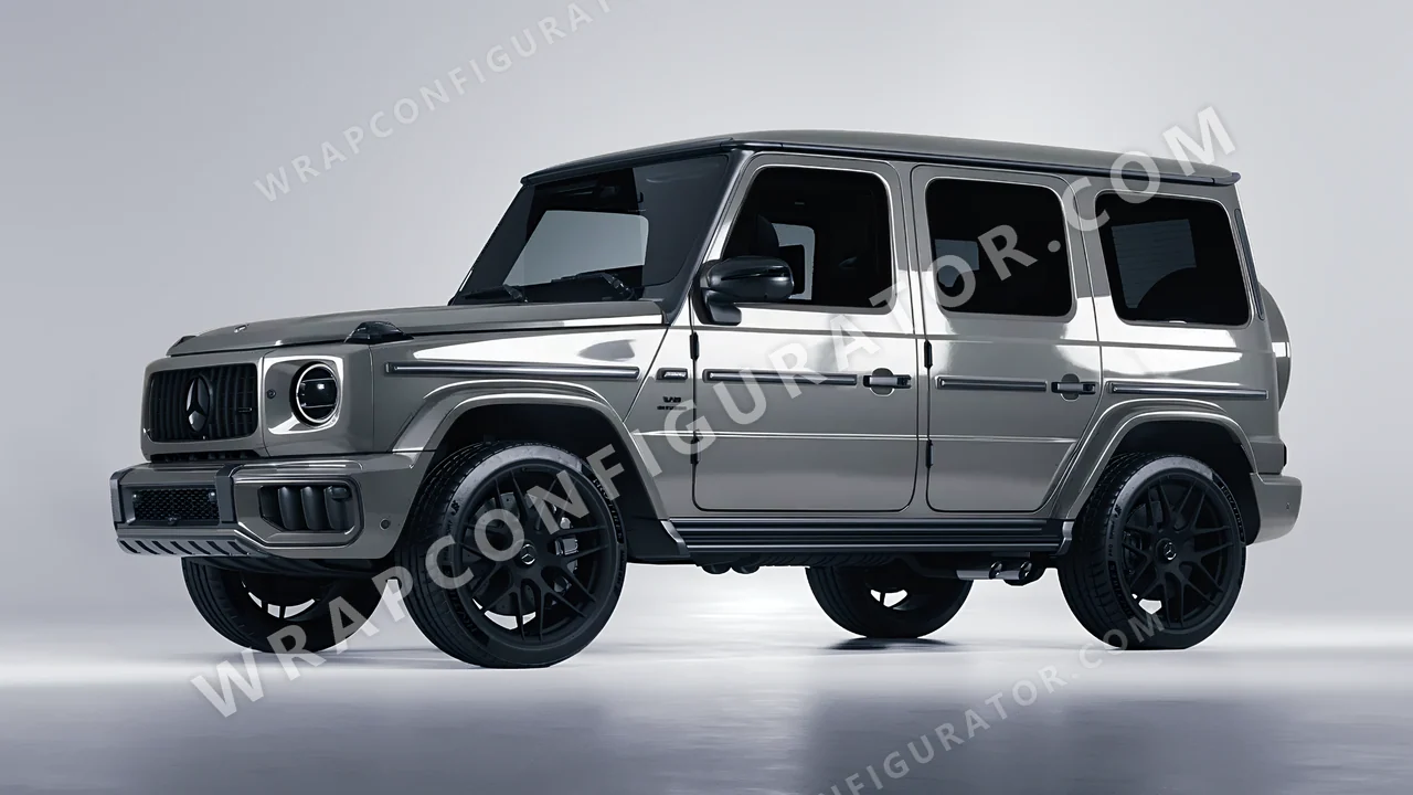 Grey Mercedes-Benz G Class AMG 2025 wrapped in Avery Dennison Misty Grey SW900-827-O