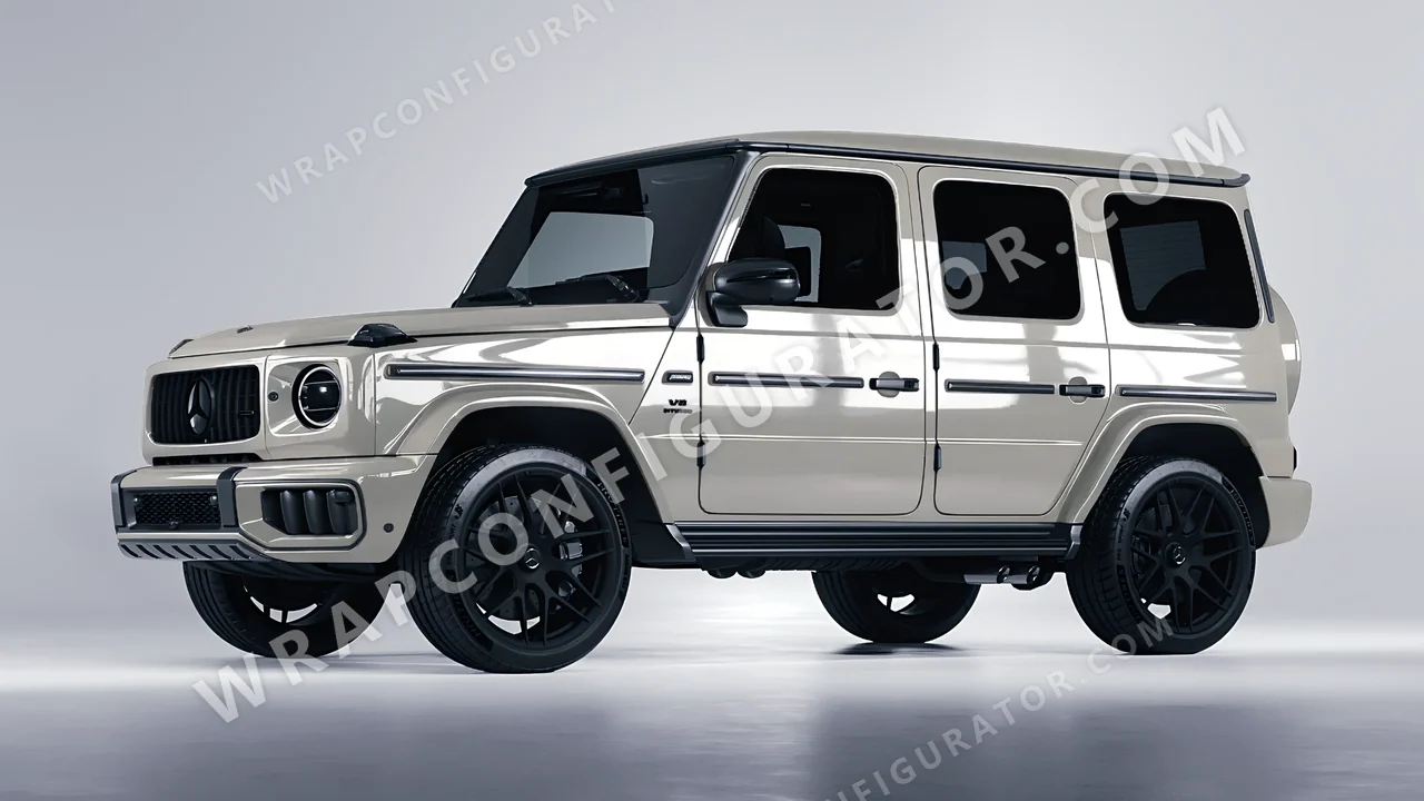 Grey Mercedes-Benz G Class AMG 2025 wrapped in Colourshield PPF by HyperPro Bright Gray HGF91-P