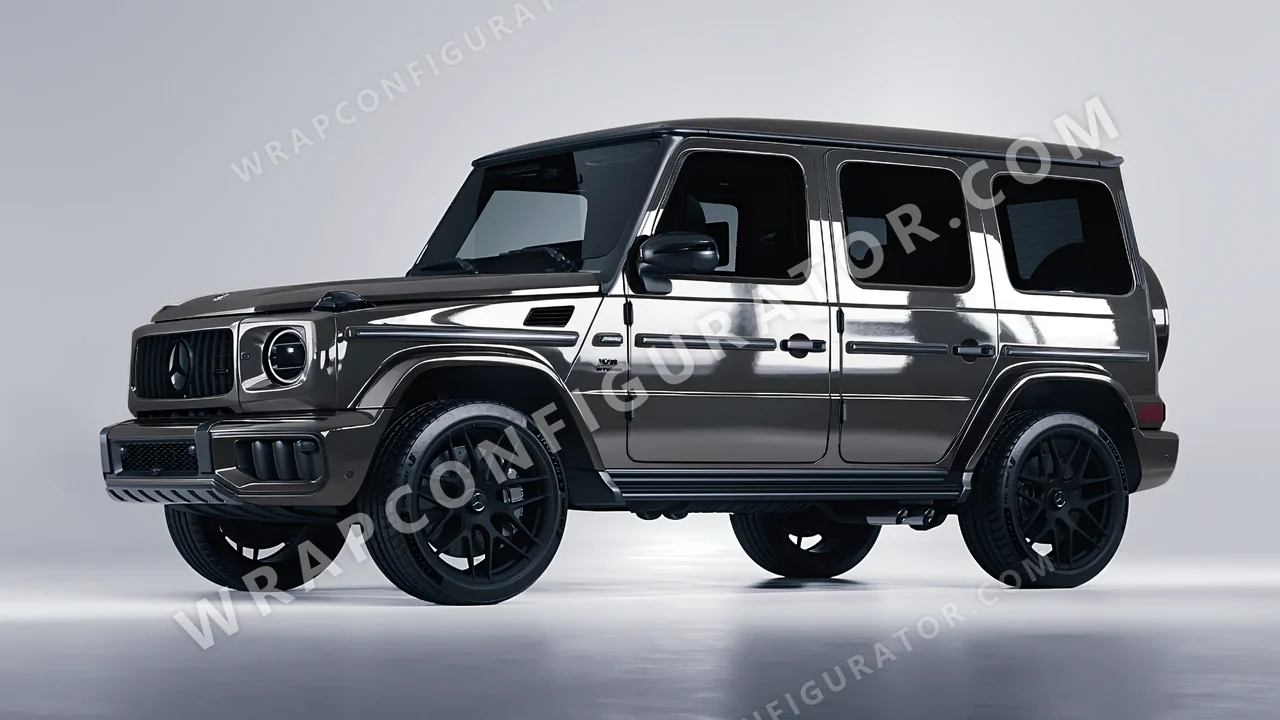 Grey Mercedes-Benz G Class AMG 2025 wrapped in Colourshield PPF by HyperPro Deep Gray HGF68-P