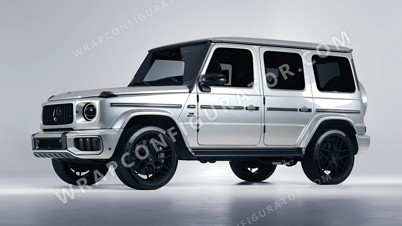 Grey Mercedes-Benz G Class AMG 2025 wrapped in Colourshield PPF by HyperPro GT Silver GAF09-P