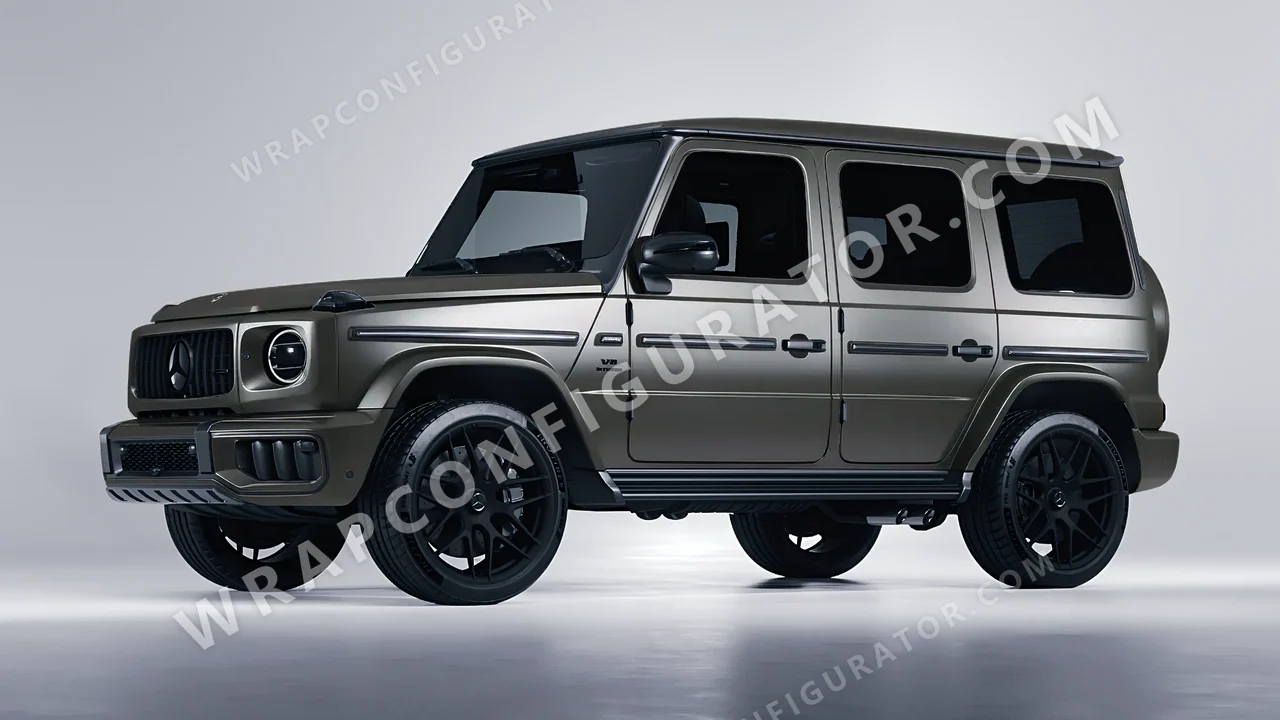 Grey Mercedes-Benz G Class AMG 2025 wrapped in Colourshield PPF by HyperPro Ink Gray SMF49-P