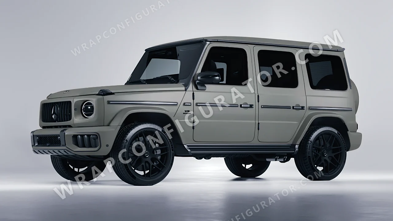 Grey Mercedes-Benz G Class AMG 2025 wrapped in Colourshield PPF by HyperPro Shadow Gray SMF24-P