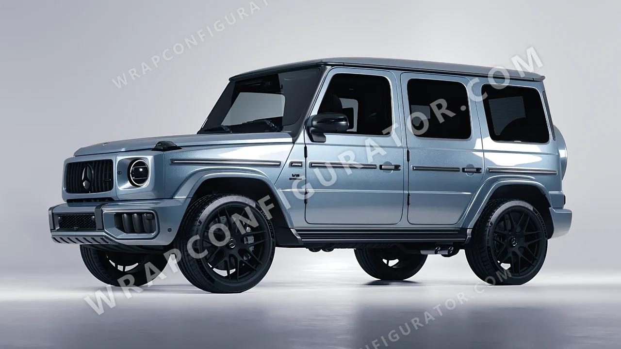 Grey Mercedes-Benz G Class AMG 2025 wrapped in Colourshield PPF by HyperPro Shark Gray GAF55-P