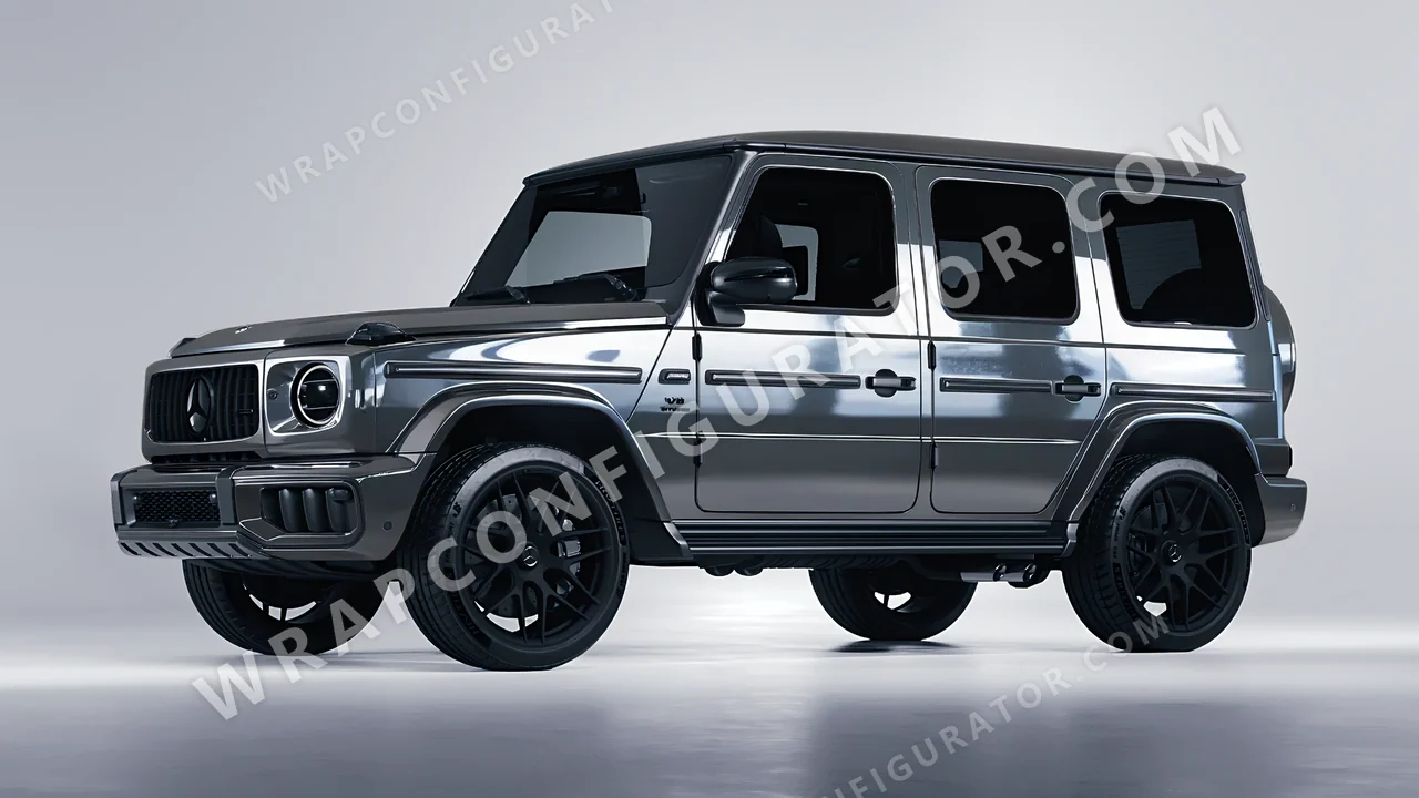 Grey Mercedes-Benz G Class AMG 2025 wrapped in Colourshield PPF by HyperPro Shark Gray HGF102-P