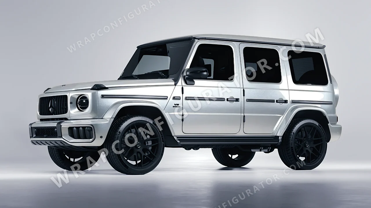 Grey Mercedes-Benz G Class AMG 2025 wrapped in Colourshield PPF by HyperPro Silver HGM04-P