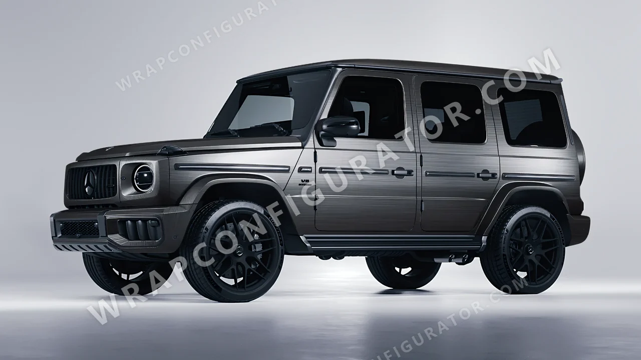 Grey Mercedes-Benz G Class AMG 2025 wrapped in Colourshield PPF by HyperPro Smoke Fade MBF04-P