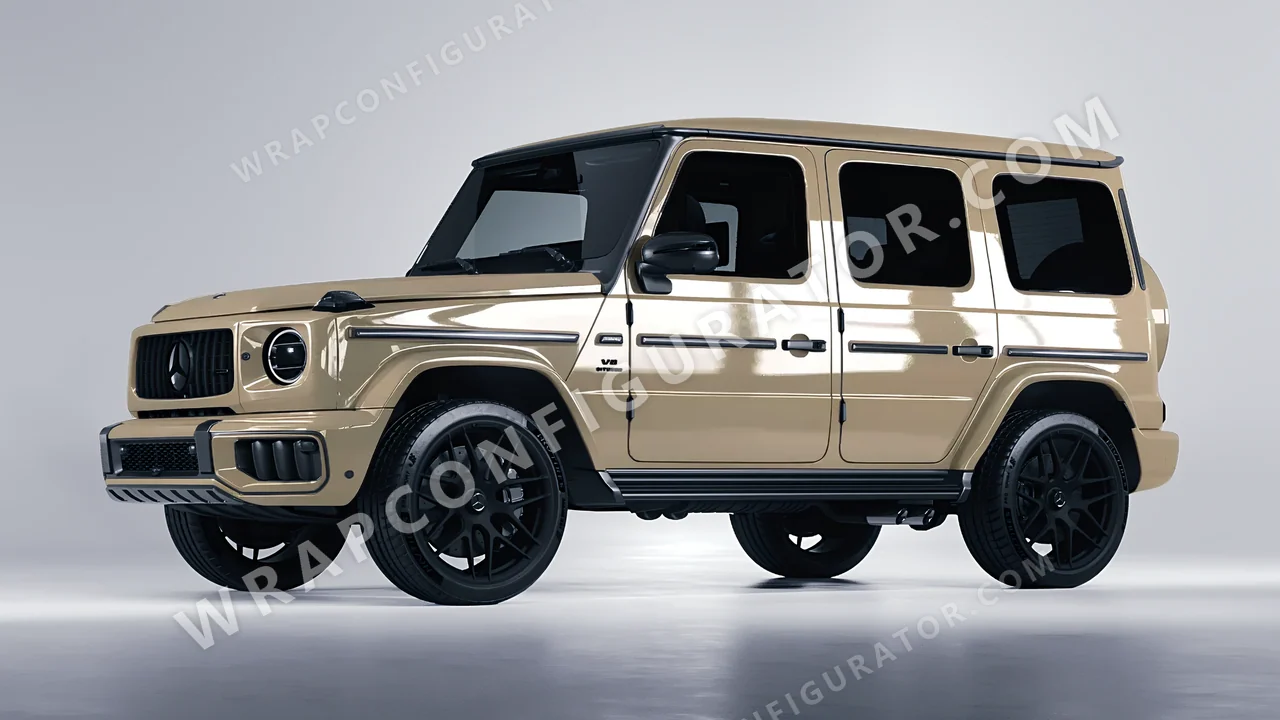 Grey Mercedes-Benz G Class AMG 2025 wrapped in Inozetek Dynamic PPF Cement Grey DPPF703