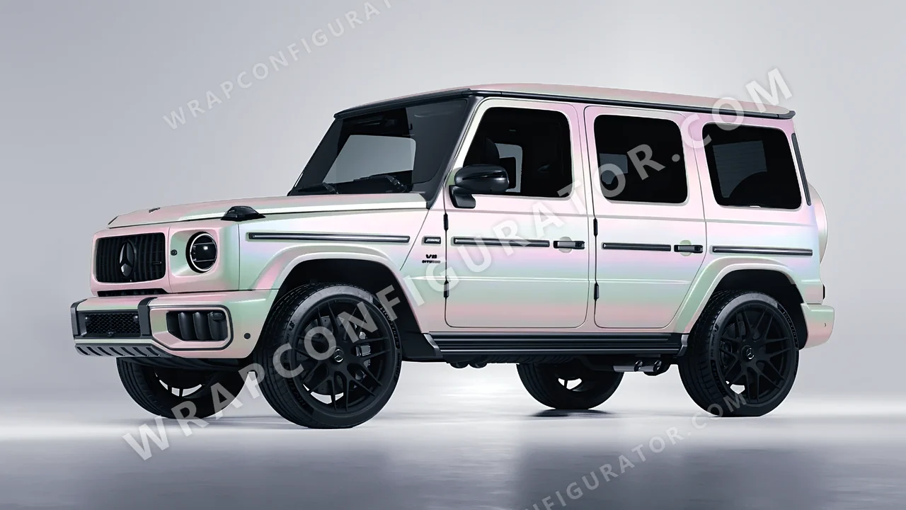 Grey Mercedes-Benz G Class AMG 2025 wrapped in Inozetek Dynamic PPF Redstone Grey DPPF716