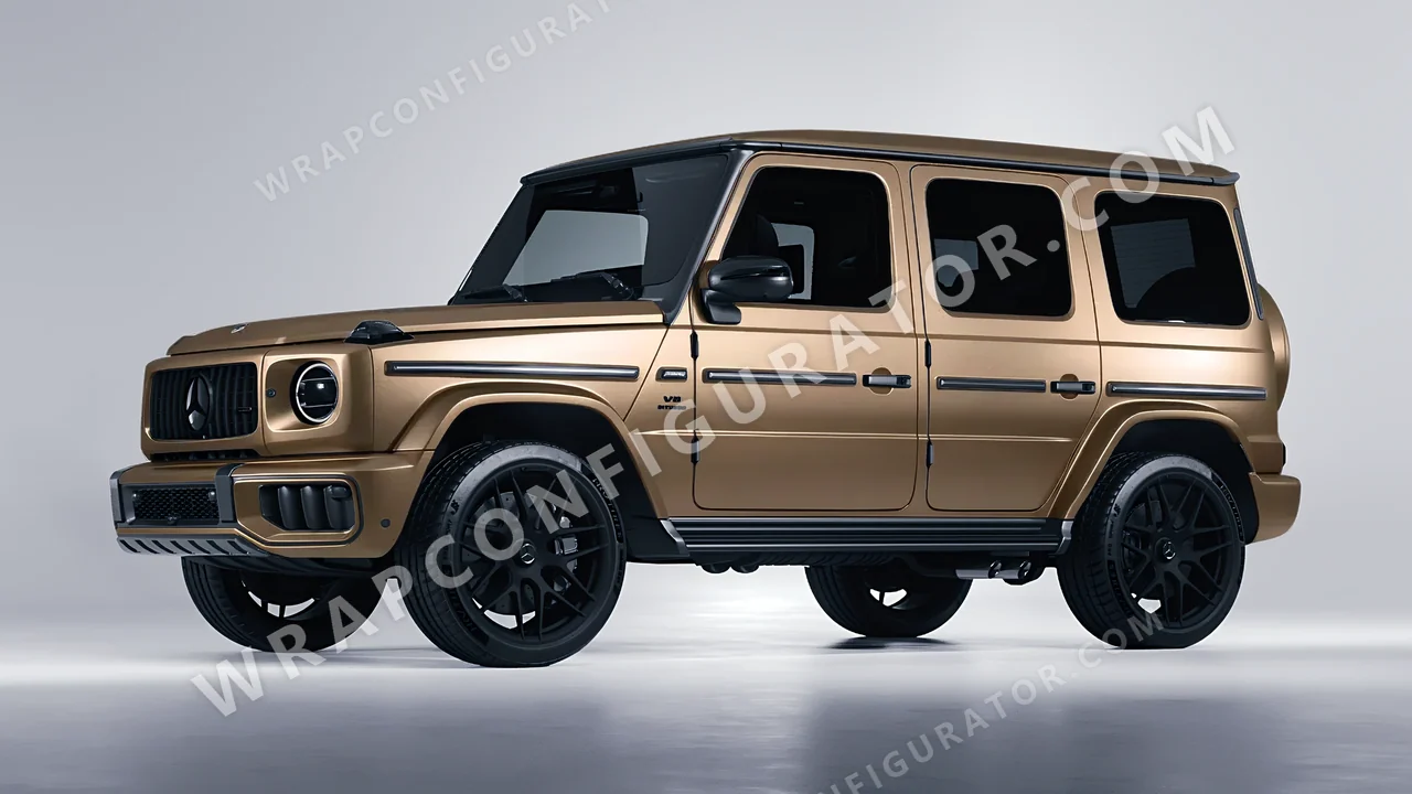 Grey Mercedes-Benz G Class AMG 2025 wrapped in Inozetek Dynamic PPF Titanium DPPF813