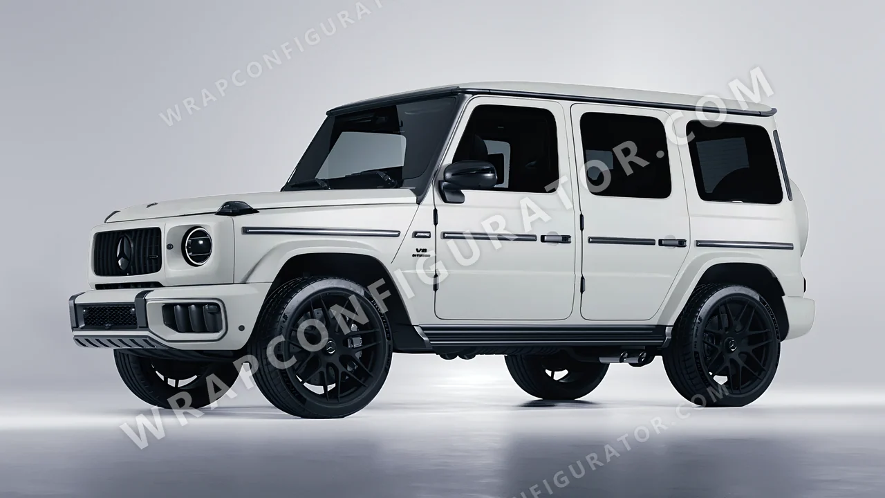 Grey Mercedes-Benz G Class AMG 2025 wrapped in Inozetek Dynamic PPF Ultimate Grey DPPF809