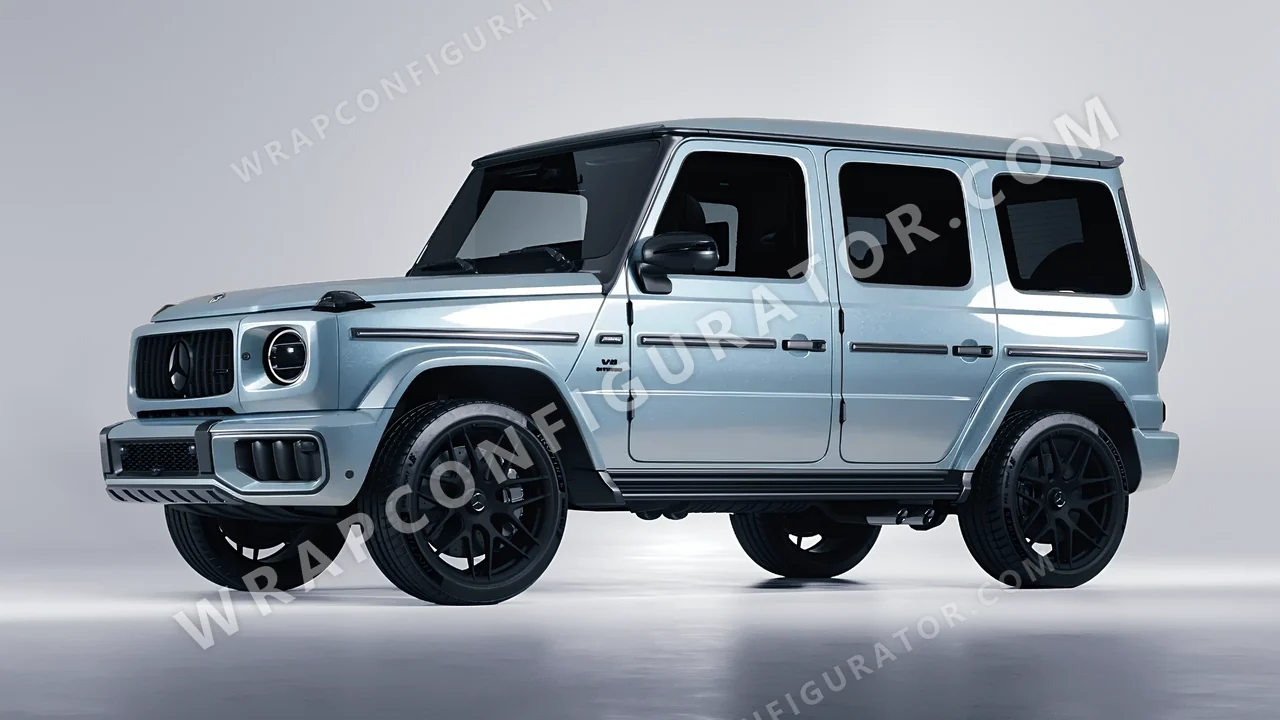 Grey Mercedes-Benz G Class AMG 2025 wrapped in ORACAL Millennium Grey 970RA-793G