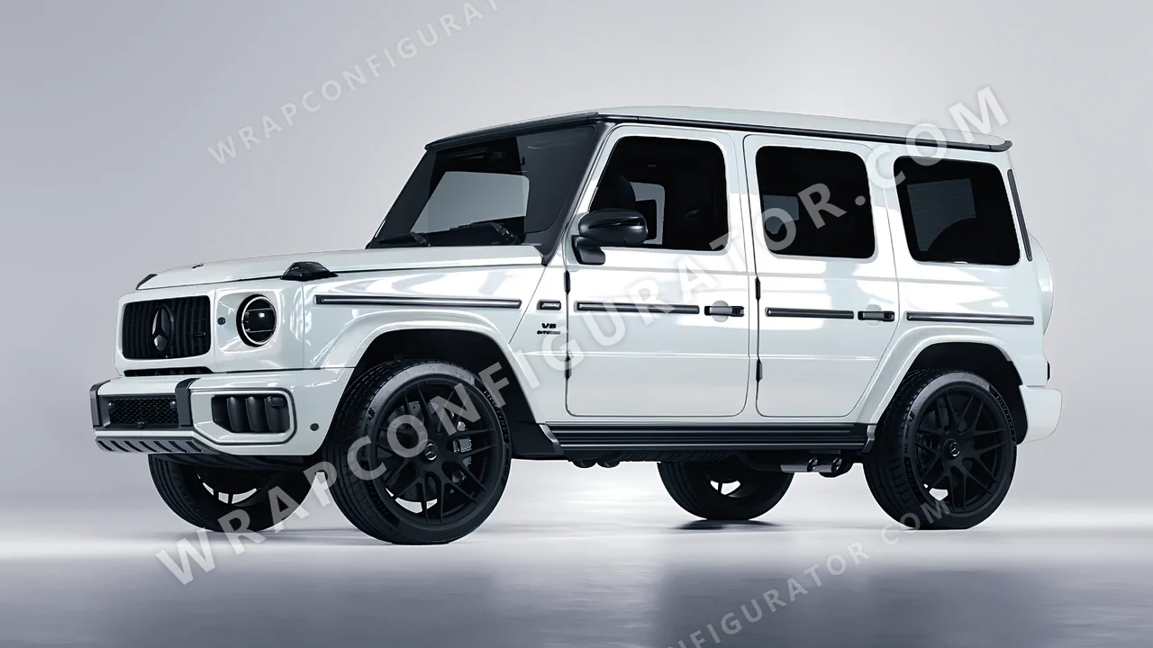 Grey Mercedes-Benz G Class AMG 2025 wrapped in ORACAL Stone Grey 970RA-711G