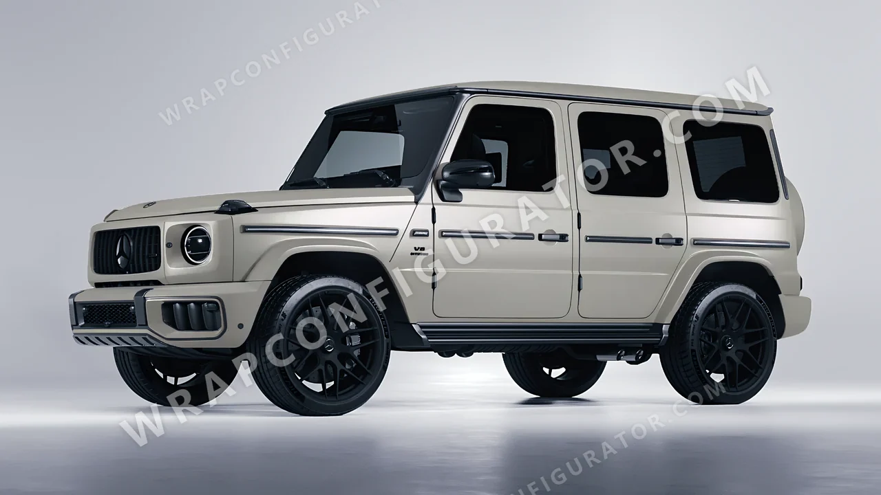 Grey Mercedes-Benz G Class AMG 2025 wrapped in ORACAL Telegrey 970RA-076M